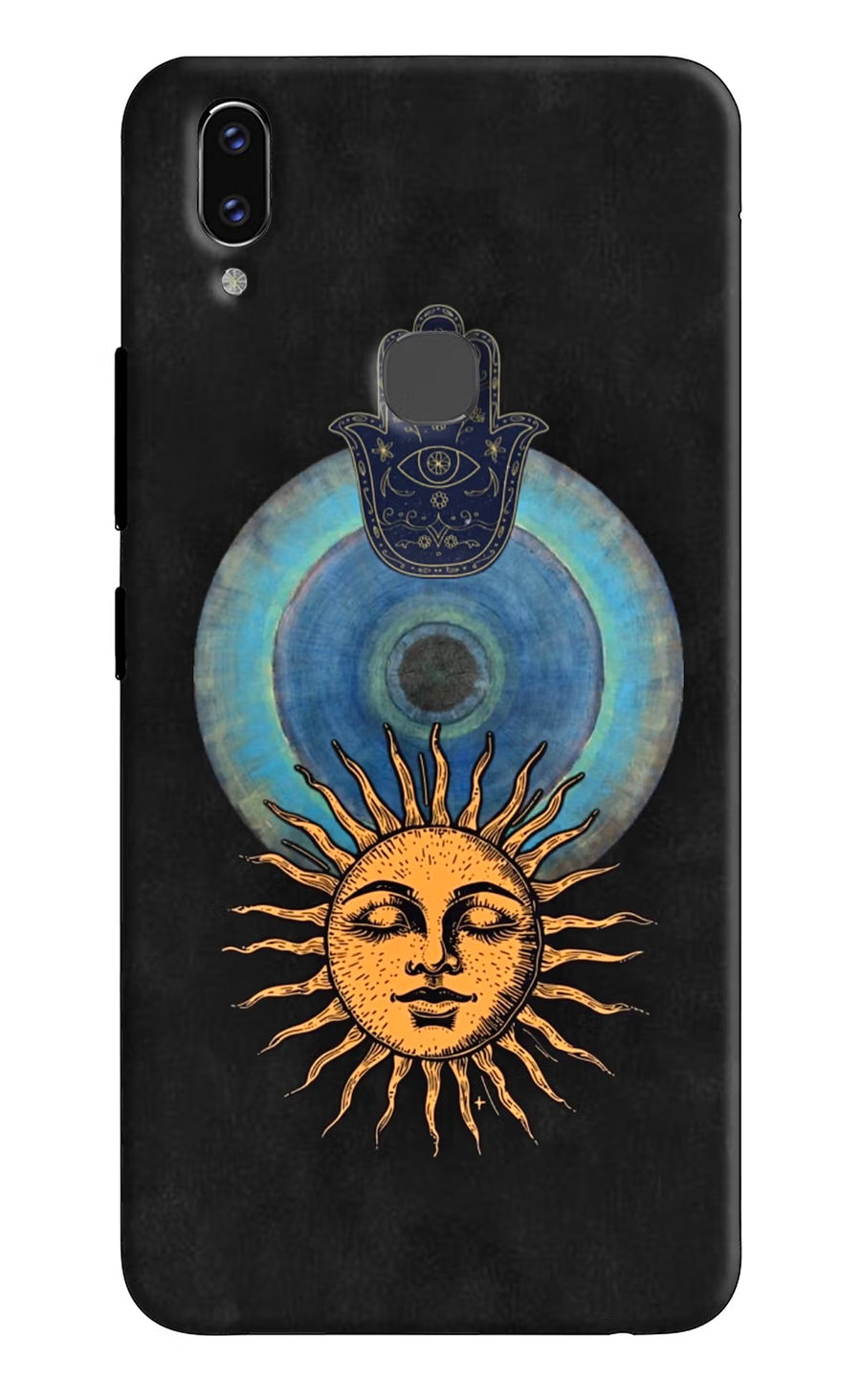 Divine Sun Vivo V9/V9 Pro/V9 Youth Back Cover, Hard case