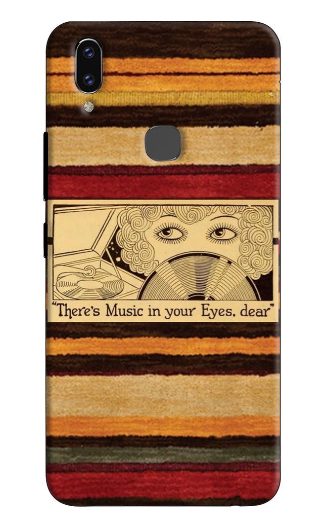 Vinyl Stripes Vivo V9/V9 Pro/V9 Youth Hard Case Back Cover by Casekaro