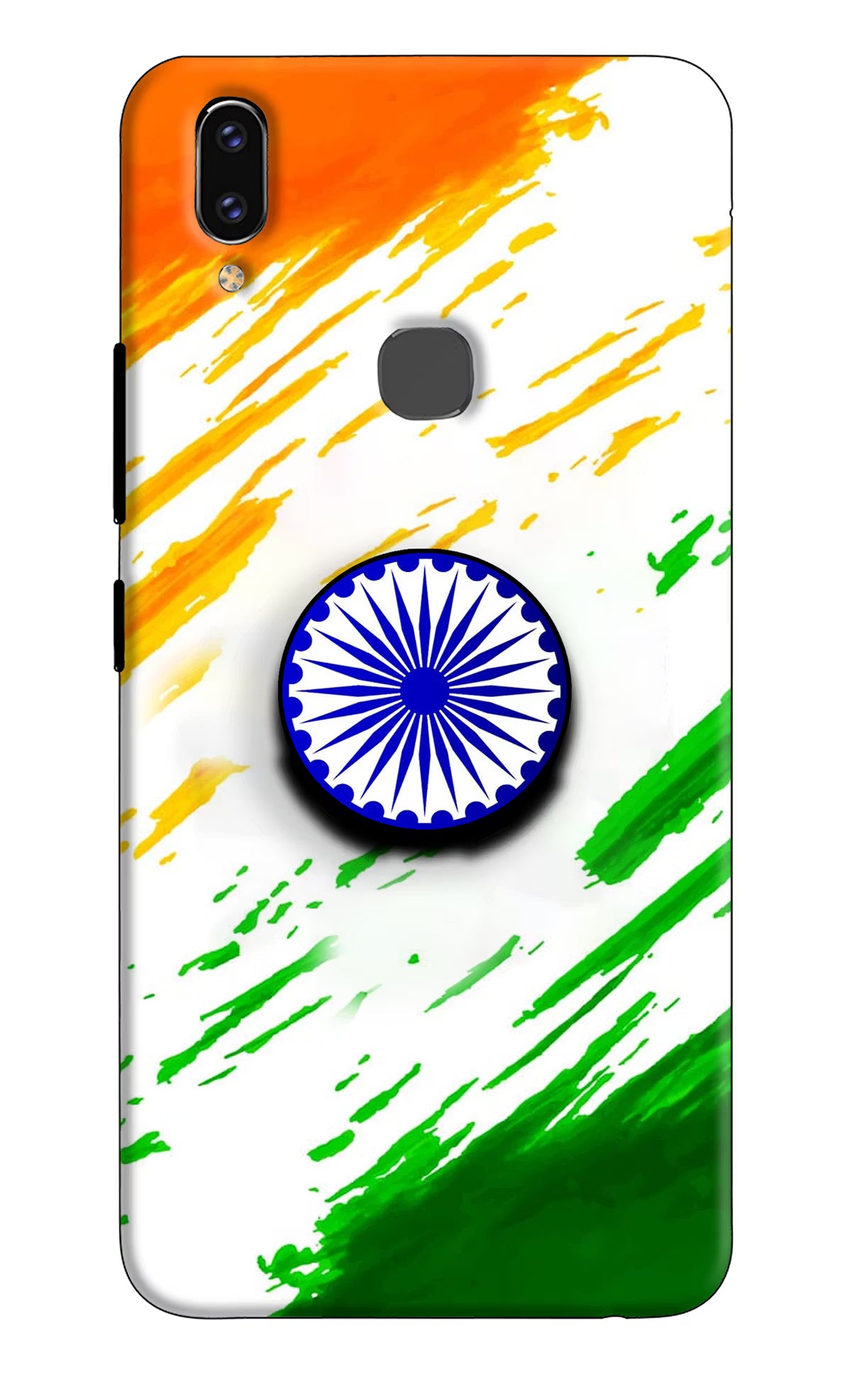 Indian Flag Ashoka Chakra Vivo V9/V9 Pro/V9 Youth Pop Case by Casekaro