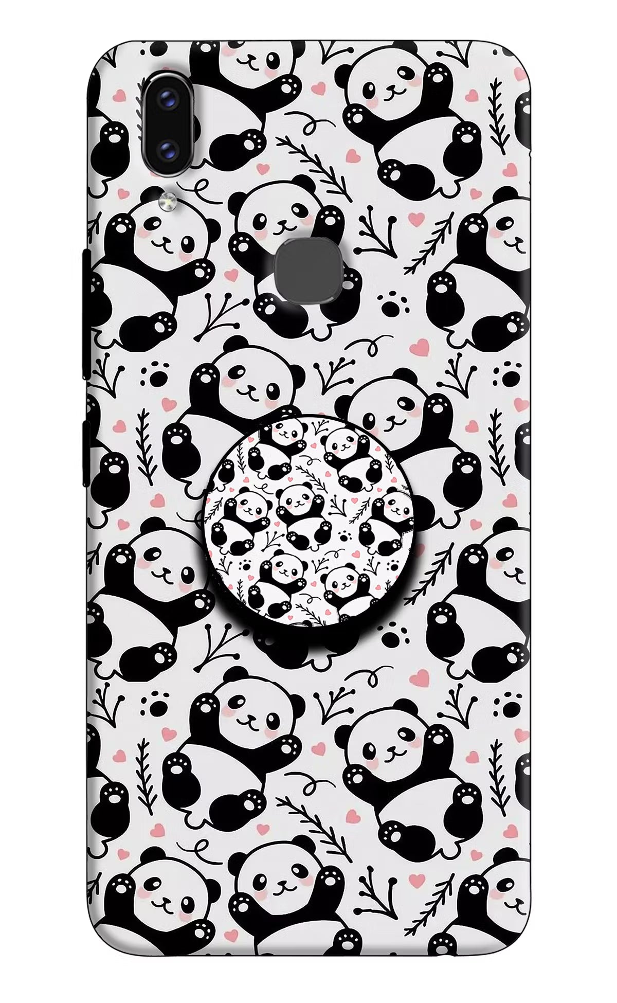 Cute Panda Vivo V9/V9 Pro/V9 Youth Pop Case by Casekaro