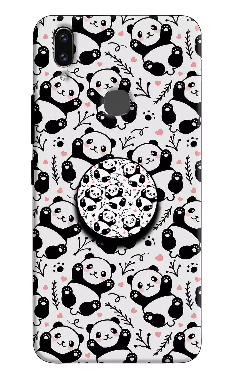 Cute Panda Vivo V9/V9 Pro/V9 Youth Pop Case, Hard case