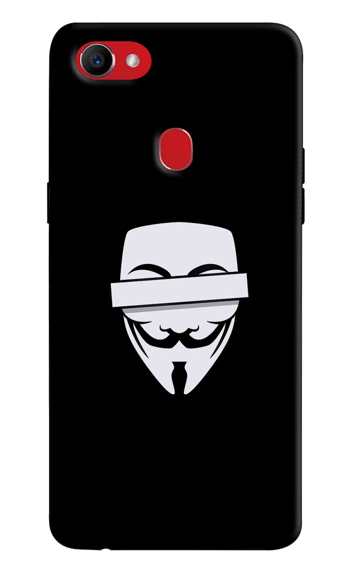 Anonymous Face Oppo F7 Hard Case Back Cover by Casekaro