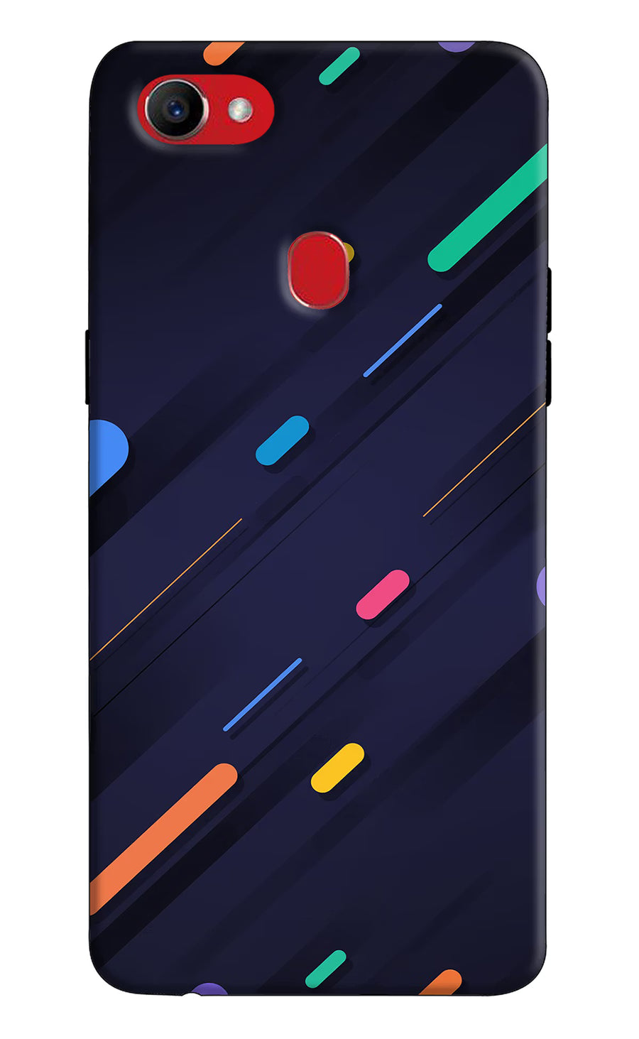 Abstract Design Oppo F7 Back Cover, Hard case
