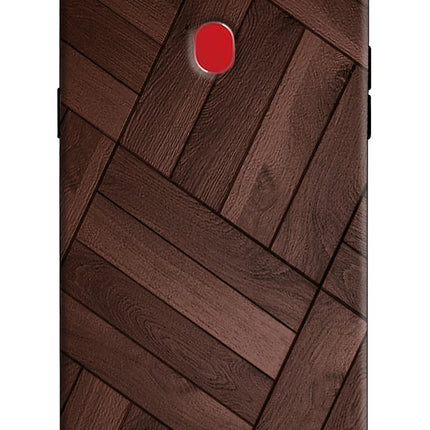 Wooden Texture Design Oppo F7 Hard Case Back Cover by Casekaro
