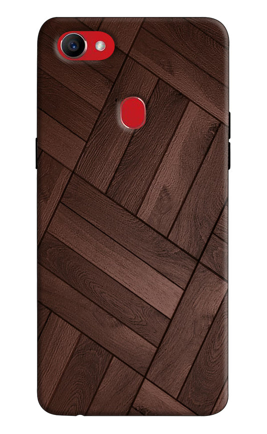 Wooden Texture Design Oppo F7 Hard Case Back Cover by Casekaro