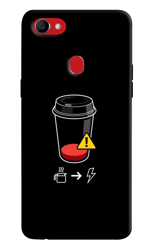 Coffee Oppo F7 Hard Case Back Cover by Casekaro