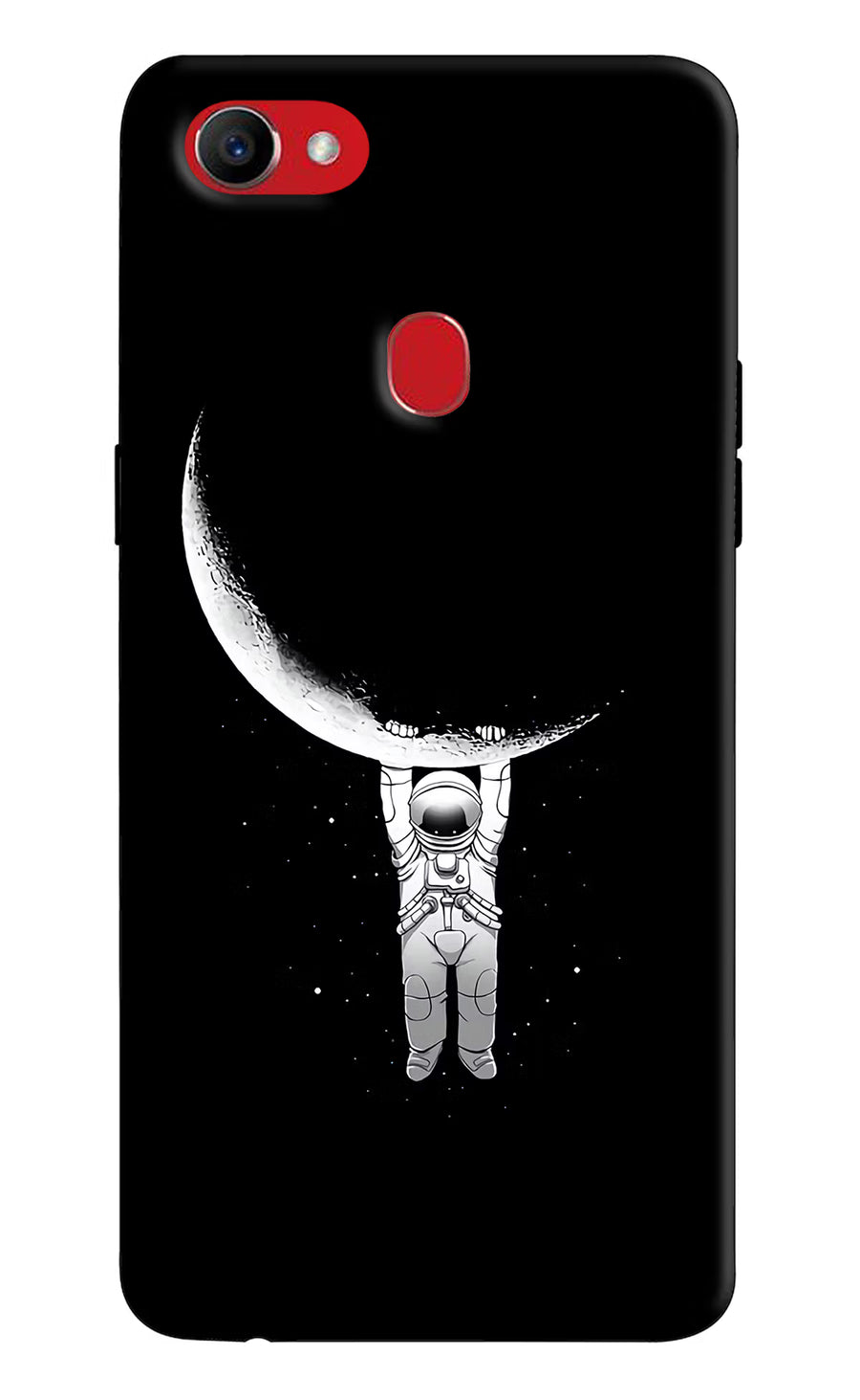 Moon Space Oppo F7 Back Cover, Hard case