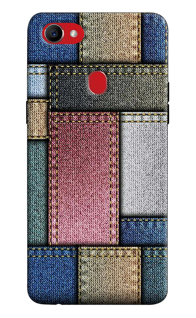 Multicolor Jeans Oppo F7 Hard Case Back Cover by Casekaro