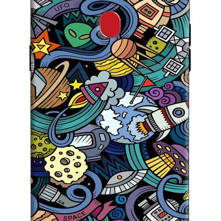 Space Abstract Oppo F7 Hard Case Back Cover by Casekaro
