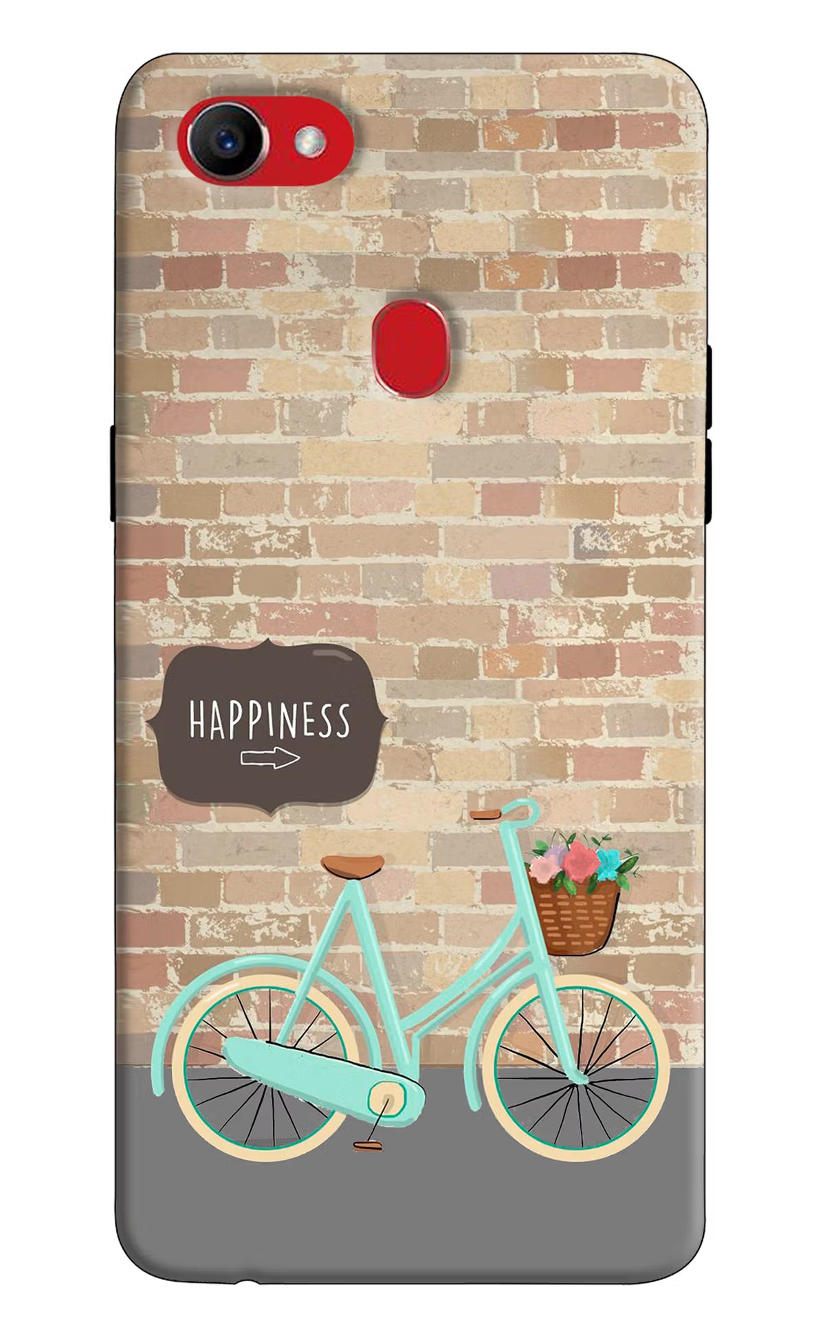 Happiness Artwork Oppo F7 Hard Case Back Cover by Casekaro