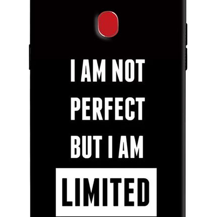 I Am Not Perfect But I Am Limited Edition Oppo F7 Hard Case Back Cover by Casekaro