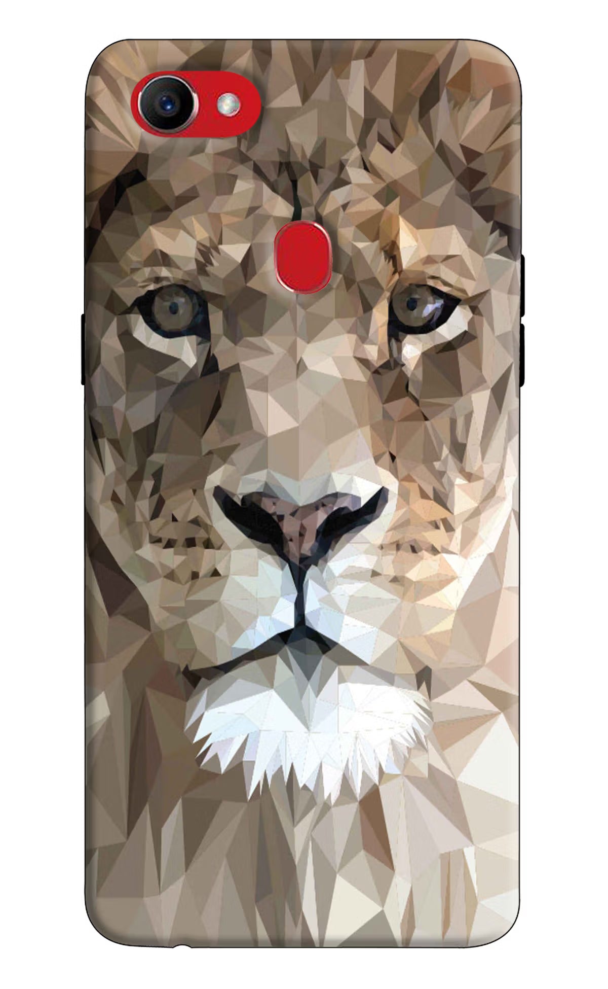 Lion Art Oppo F7 Hard Case Back Cover by Casekaro