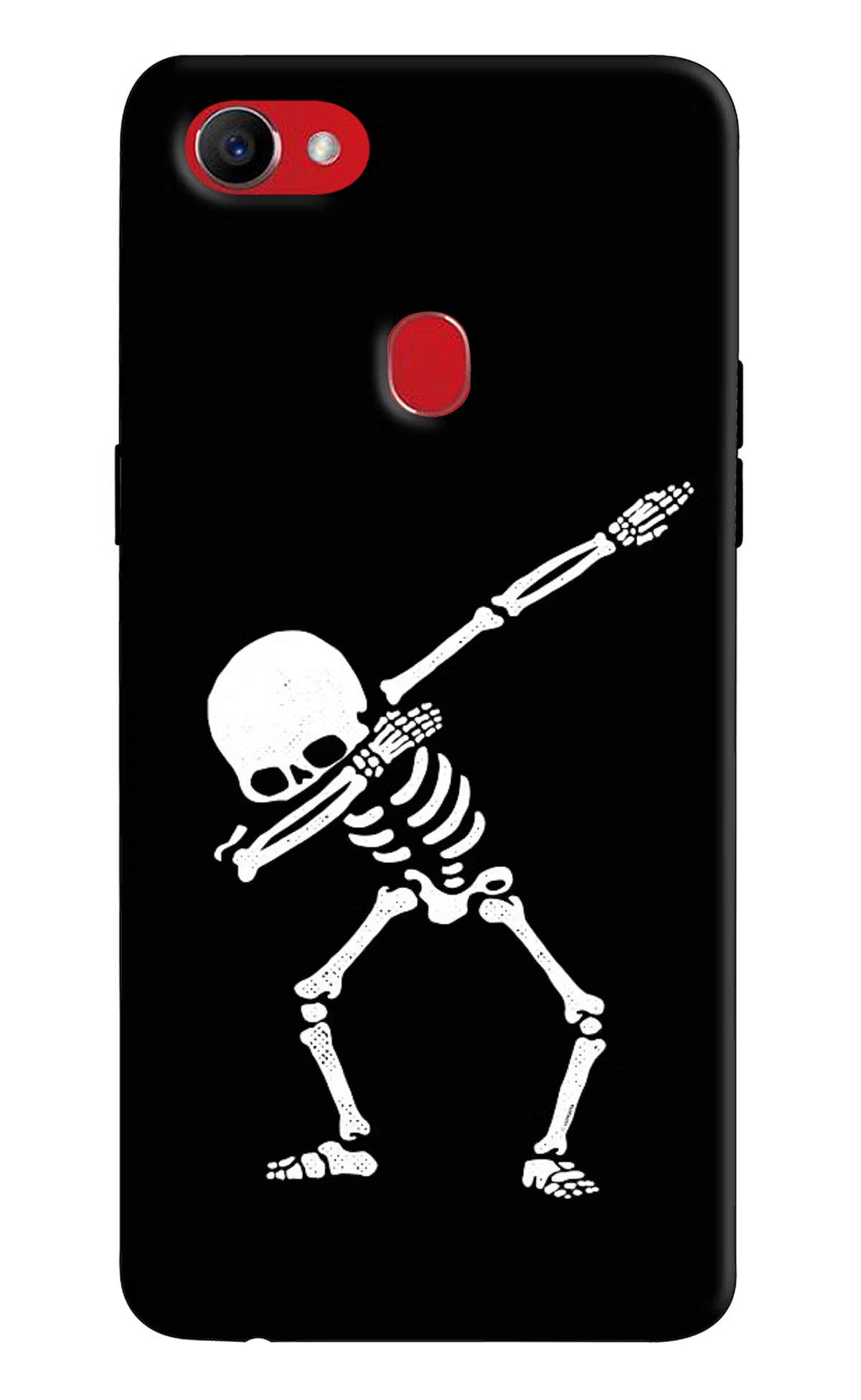 Dabbing Skeleton Art Oppo F7 Hard Case Back Cover by Casekaro