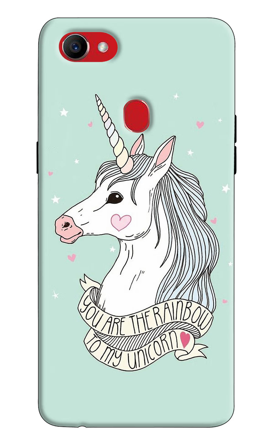 Unicorn Wallpaper Oppo F7 Back Cover, Hard case