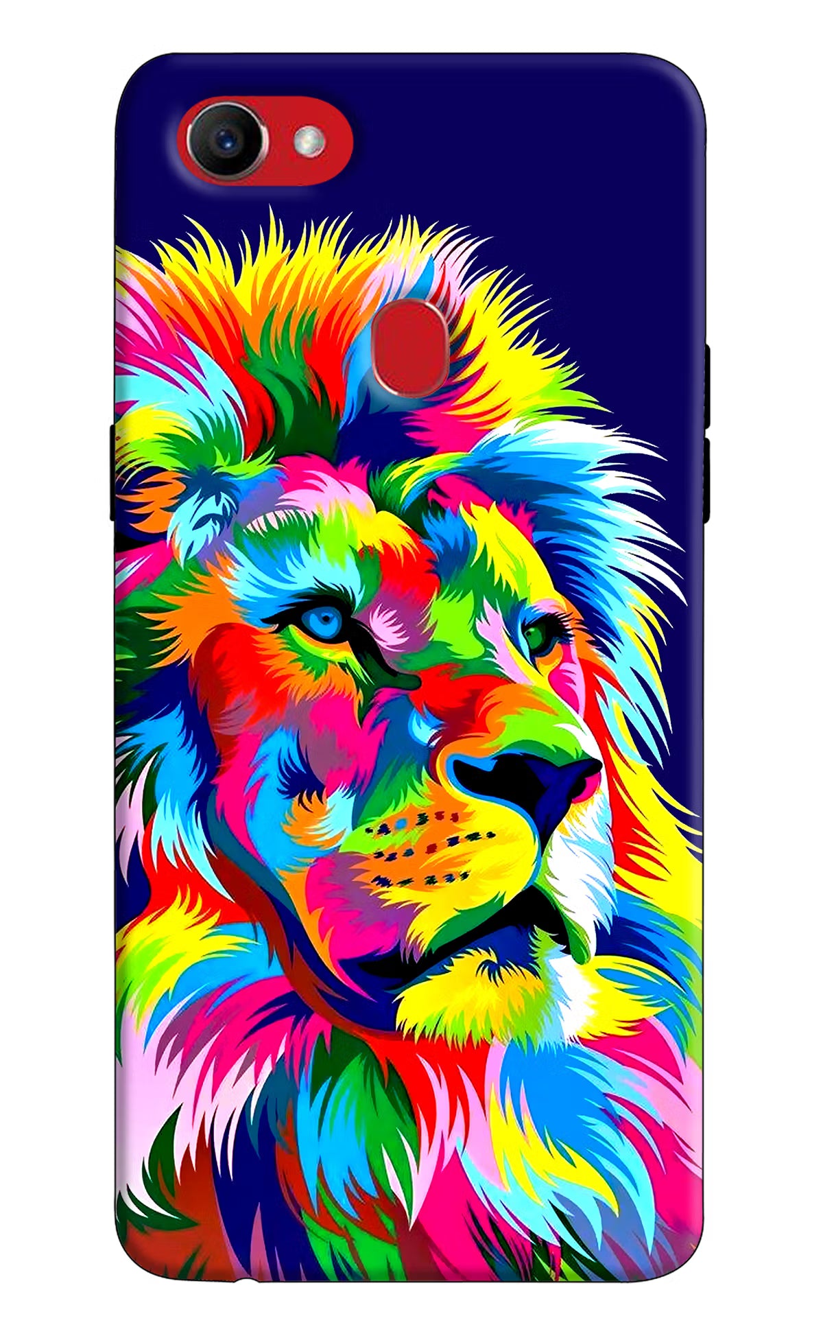 Vector Art Lion Oppo F7 Hard Case Back Cover by Casekaro