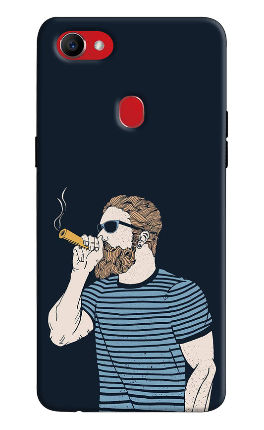 Smoking Oppo F7 Hard Case Back Cover by Casekaro