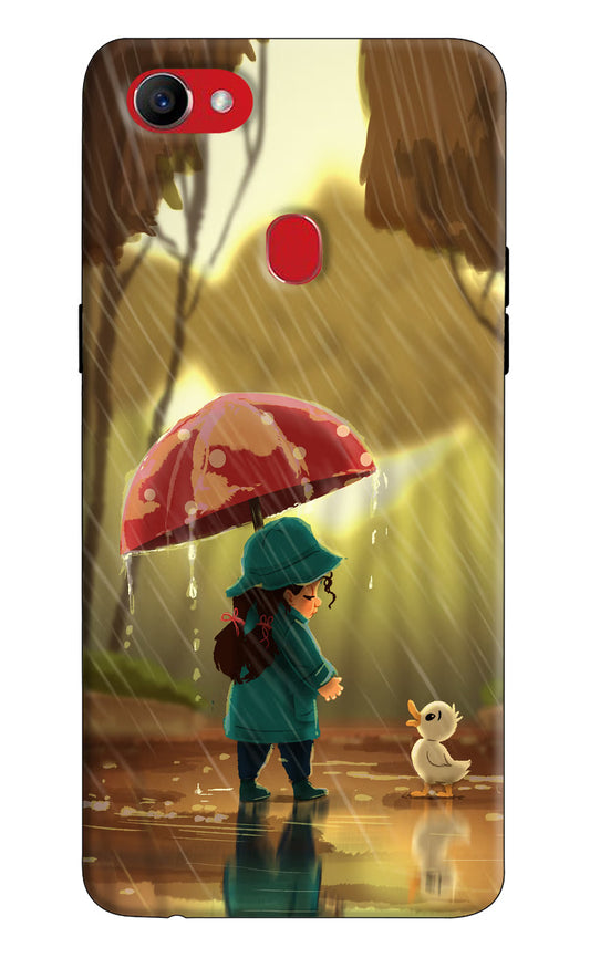 Rainy Day Oppo F7 Hard Case Back Cover by Casekaro