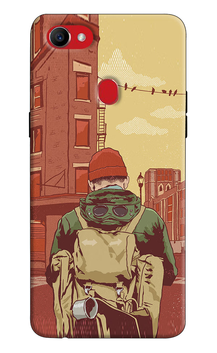 Adventurous Oppo F7 Back Cover, Hard case