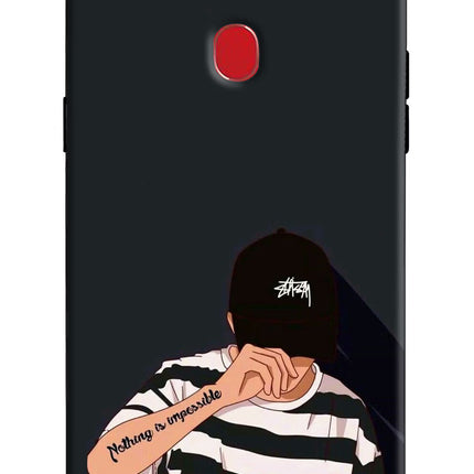 Aesthetic Boy Oppo F7 Hard Case Back Cover by Casekaro