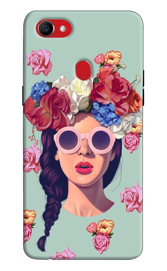 Pretty Girl Oppo F7 Hard Case Back Cover by Casekaro
