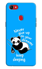Keep Sleeping Oppo F7 Hard Case Back Cover by Casekaro