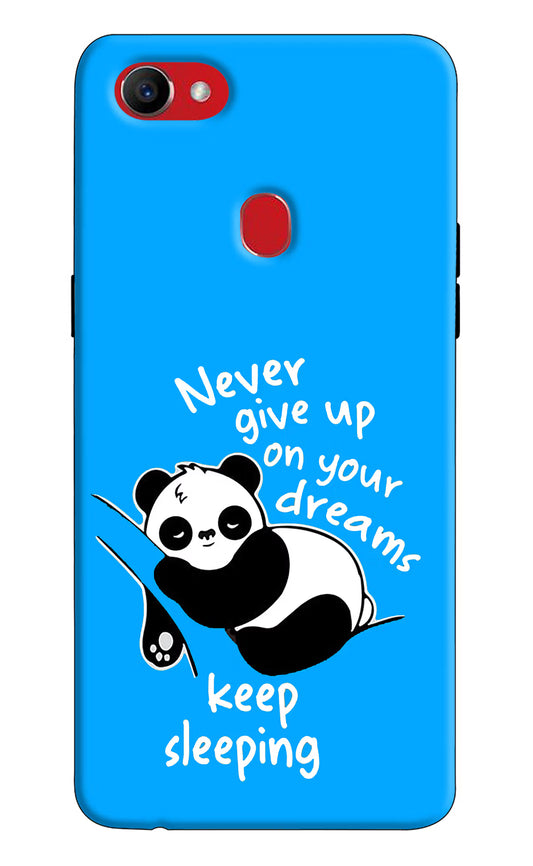 Keep Sleeping Oppo F7 Hard Case Back Cover by Casekaro