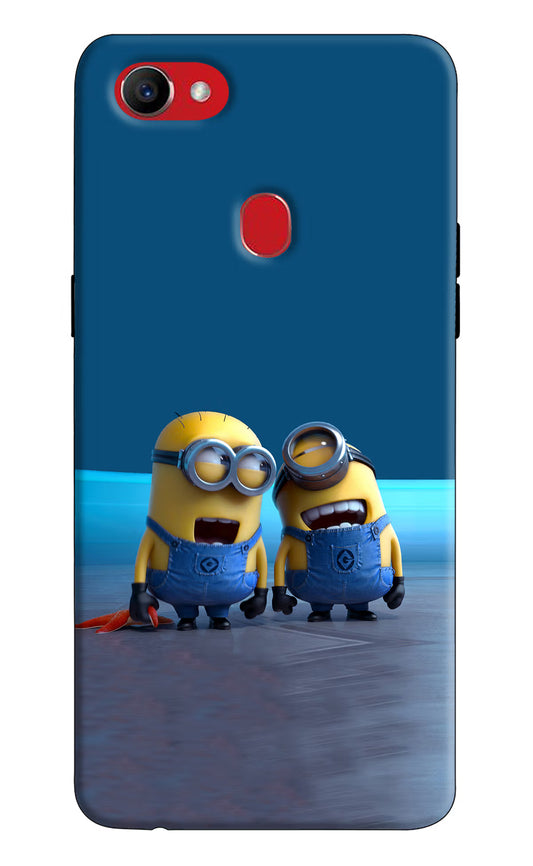 Minion Laughing Oppo F7 Hard Case Back Cover by Casekaro