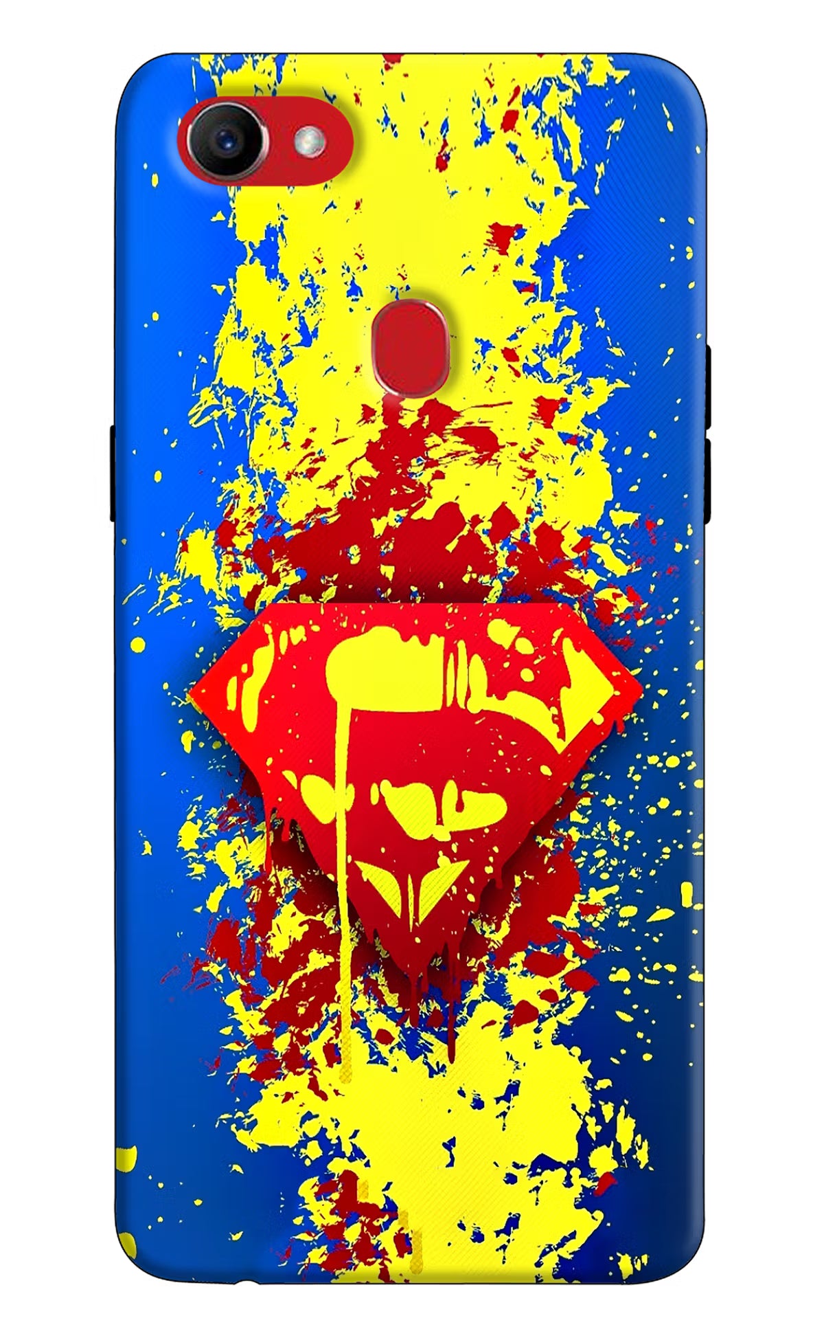 Superman logo Oppo F7 Hard Case Back Cover by Casekaro