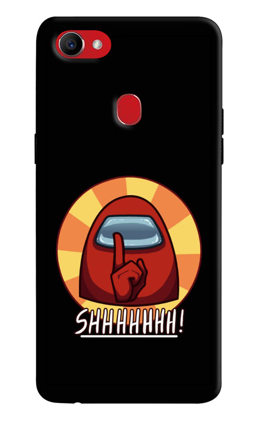 Among Us Shhh! Oppo F7 Hard Case Back Cover by Casekaro