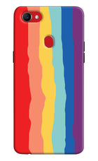 Rainbow Oppo F7 Hard Case Back Cover by Casekaro