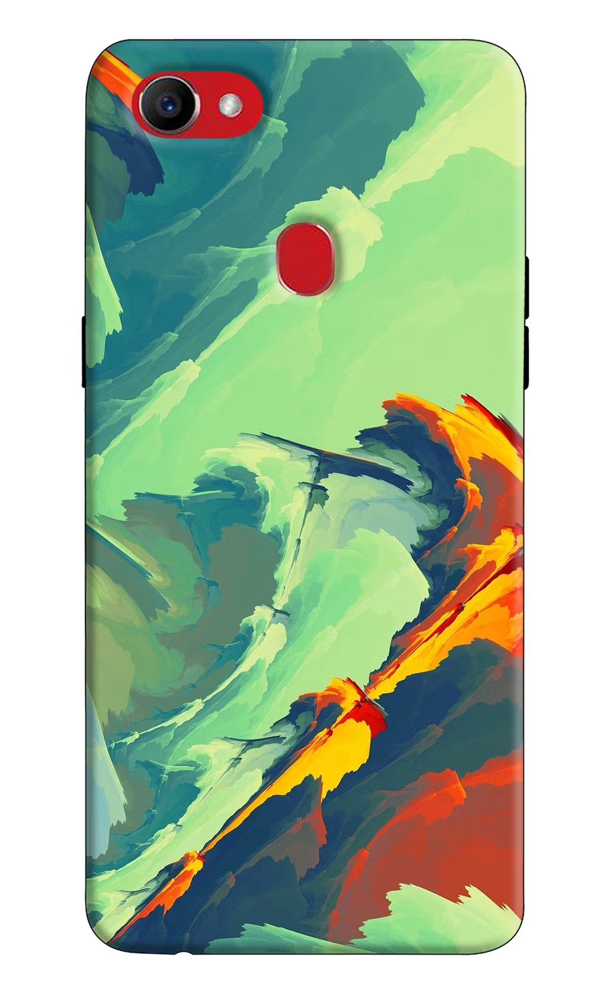 Paint Art Oppo F7 Hard Case Back Cover by Casekaro
