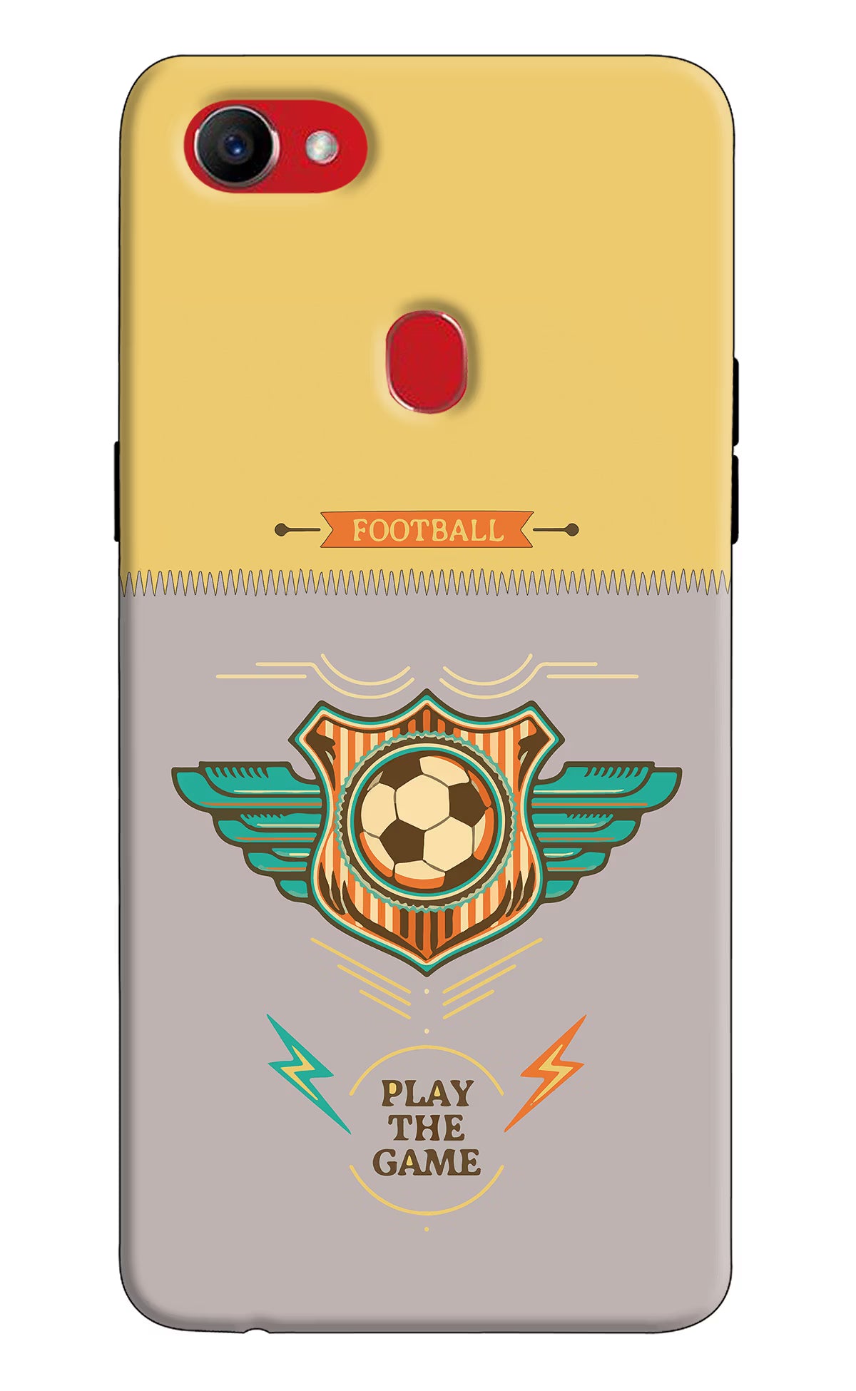 Football Oppo F7 Hard Case Back Cover by Casekaro