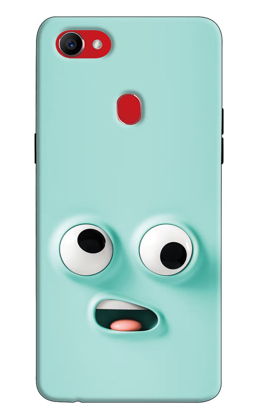 Funny Cartoon Oppo F7 Hard Case Back Cover by Casekaro