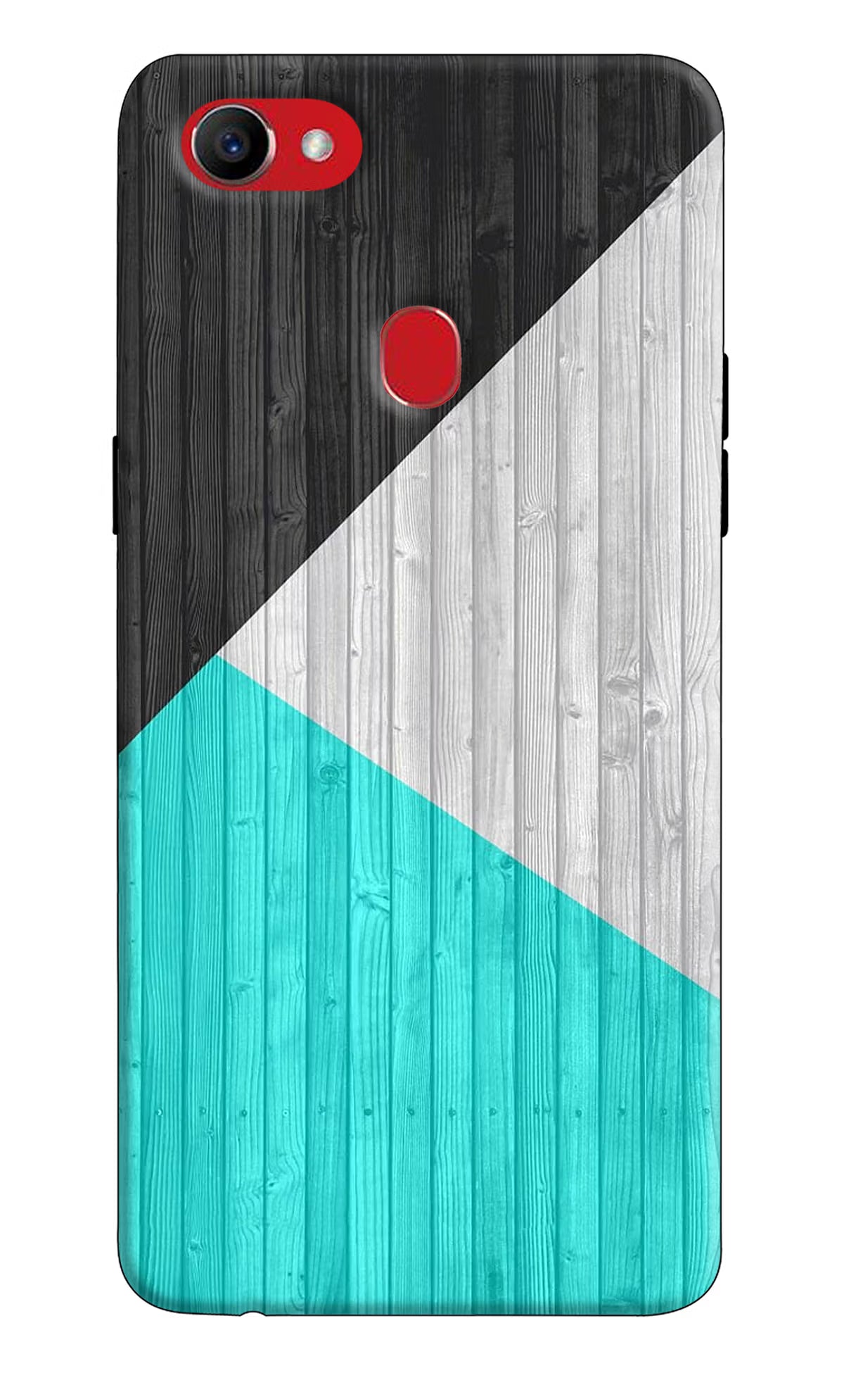 Wooden Abstract Oppo F7 Hard Case Back Cover by Casekaro