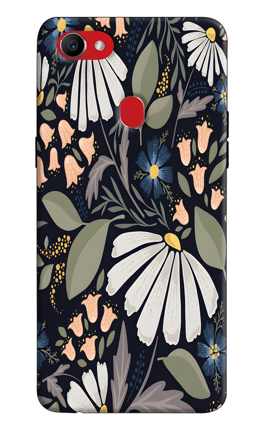 Flowers Art Oppo F7 Hard Case Back Cover by Casekaro