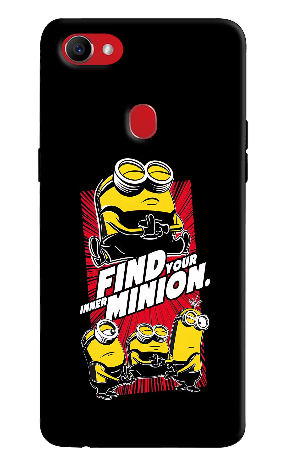 Find your inner Minion Oppo F7 Hard Case Back Cover by Casekaro