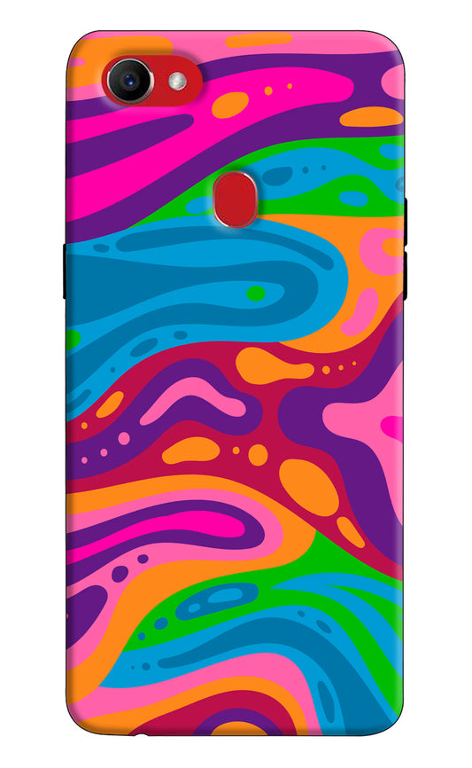 Trippy Pattern Oppo F7 Hard Case Back Cover by Casekaro