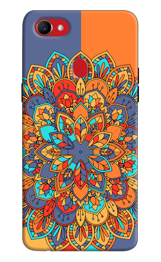 Color Mandala Oppo F7 Hard Case Back Cover by Casekaro