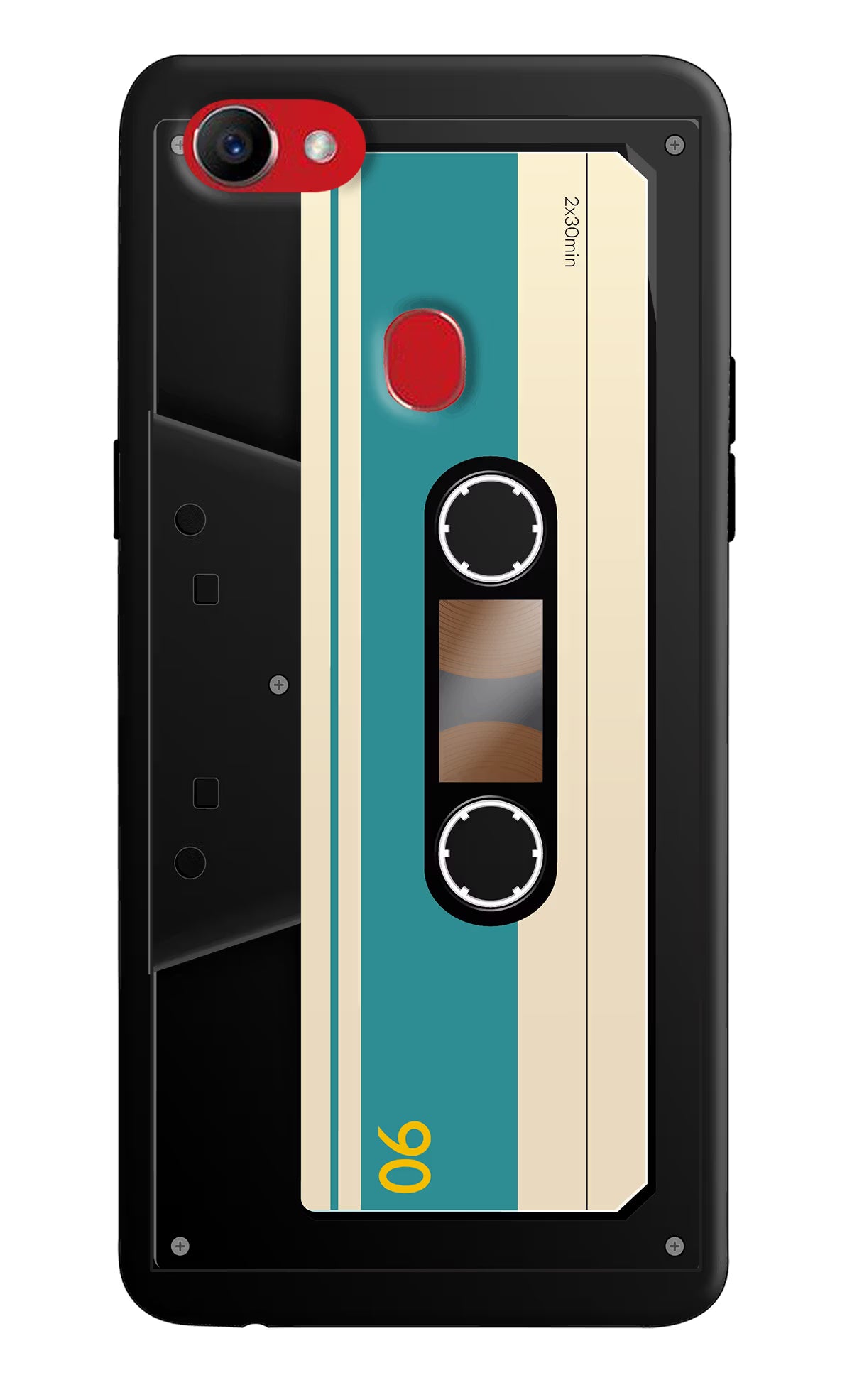Cassette Oppo F7 Hard Case Back Cover by Casekaro