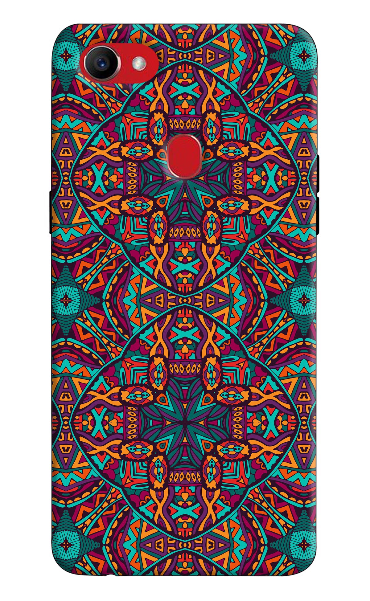 Colour Mandala Oppo F7 Hard Case Back Cover by Casekaro