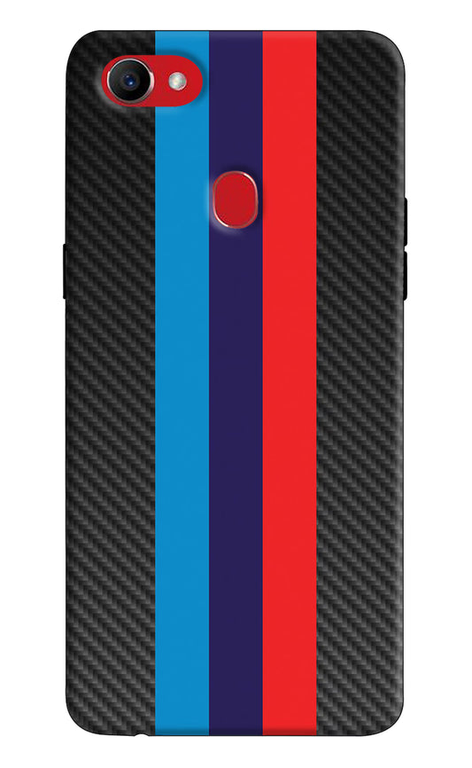 BMW Stripes Pattern Oppo F7 Hard Case Back Cover by Casekaro