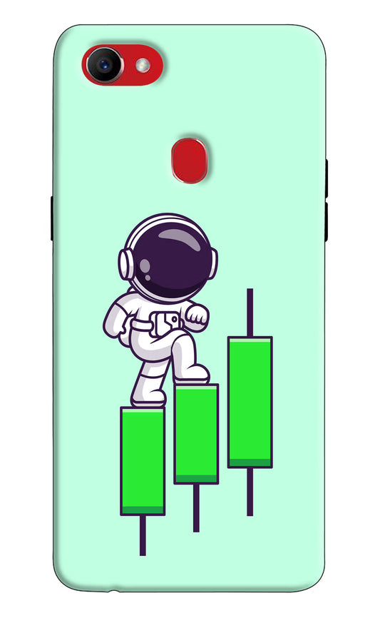 Astronaut Trader Oppo F7 Hard Case Back Cover by Casekaro
