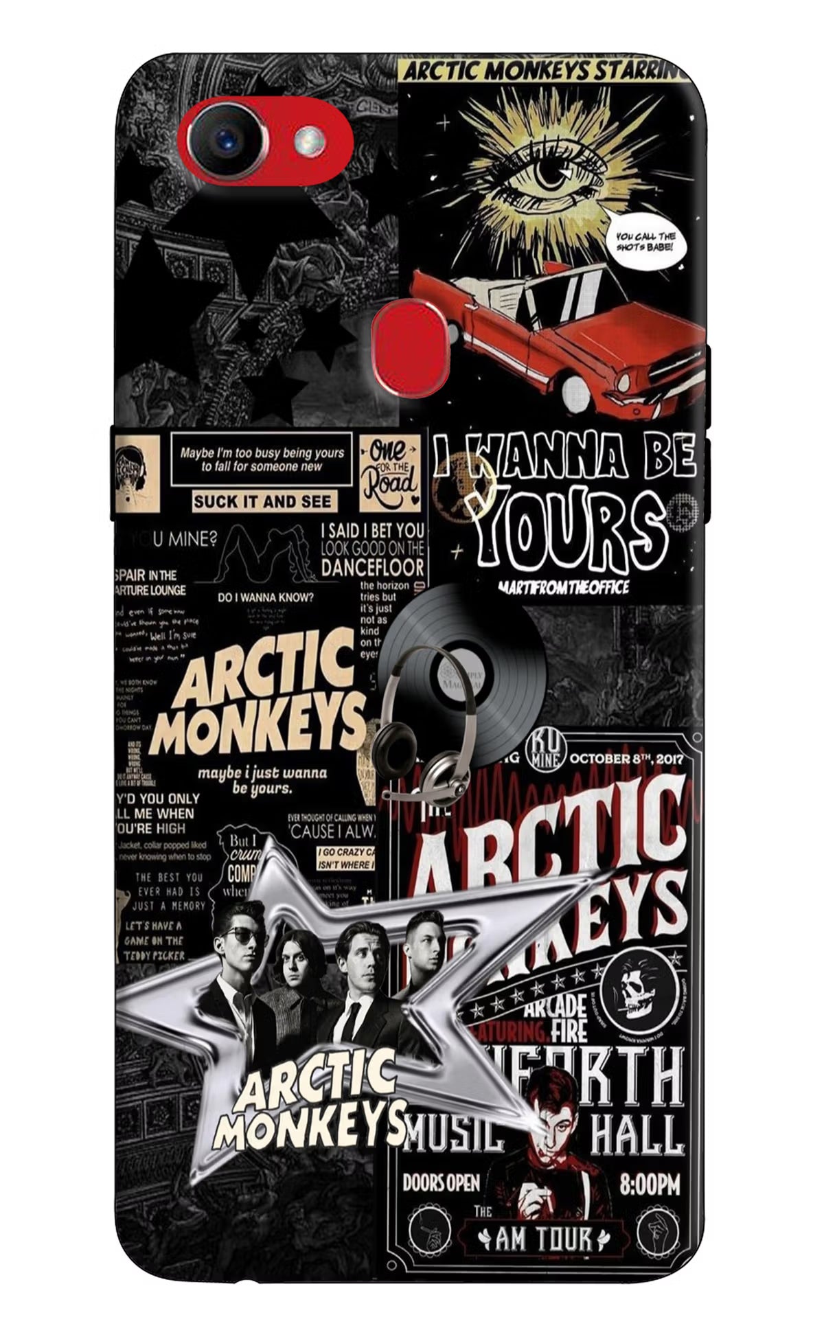 Arctic Monkeys Oppo F7 Hard Case Back Cover by Casekaro