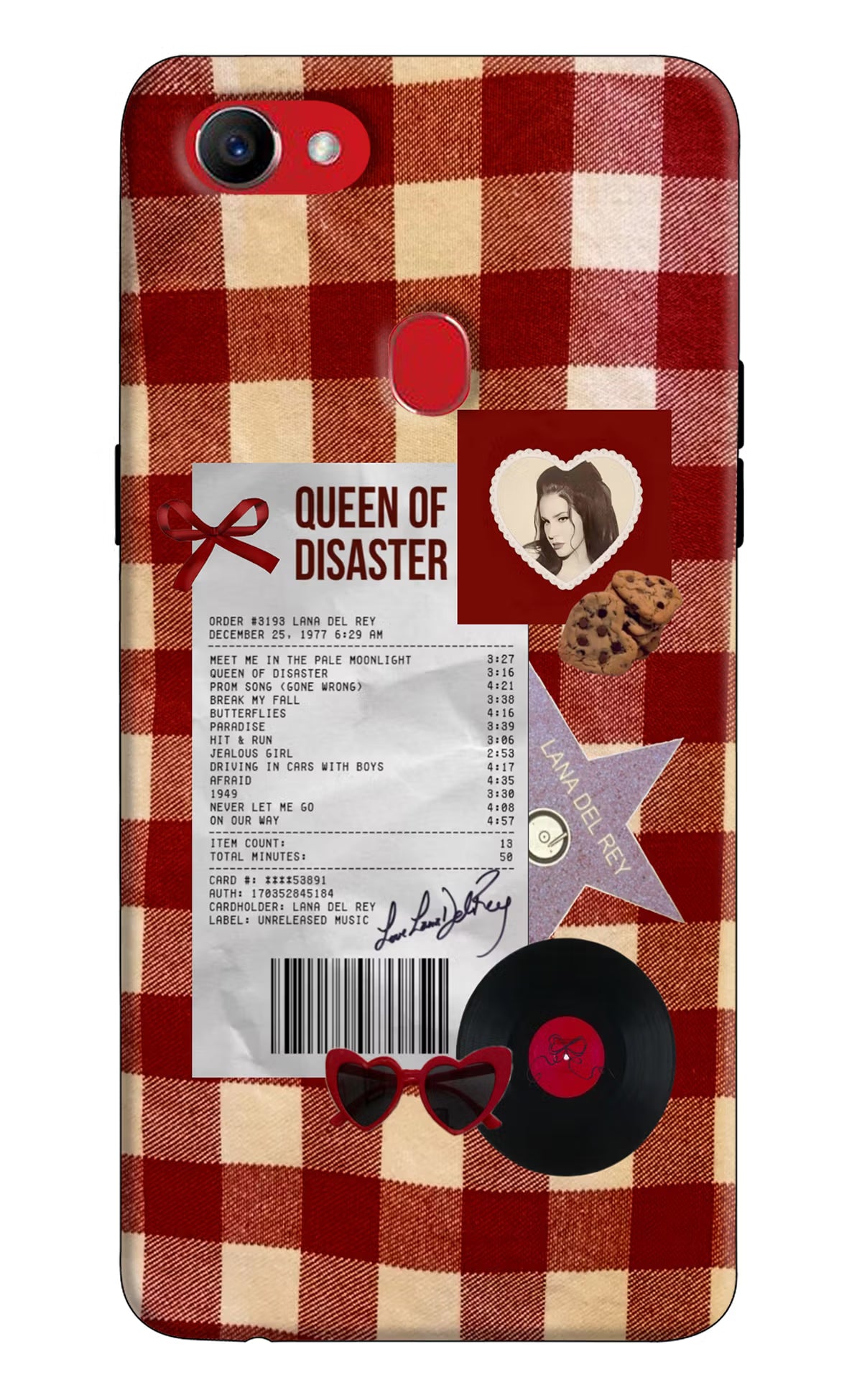 Queen of Disaster Oppo F7 Hard Case Back Cover by Casekaro