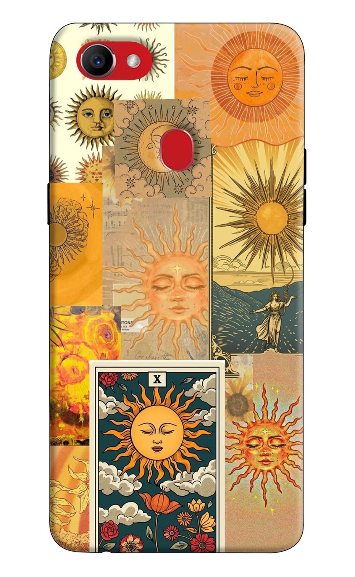 Sun Oppo F7 Hard Case Back Cover by Casekaro