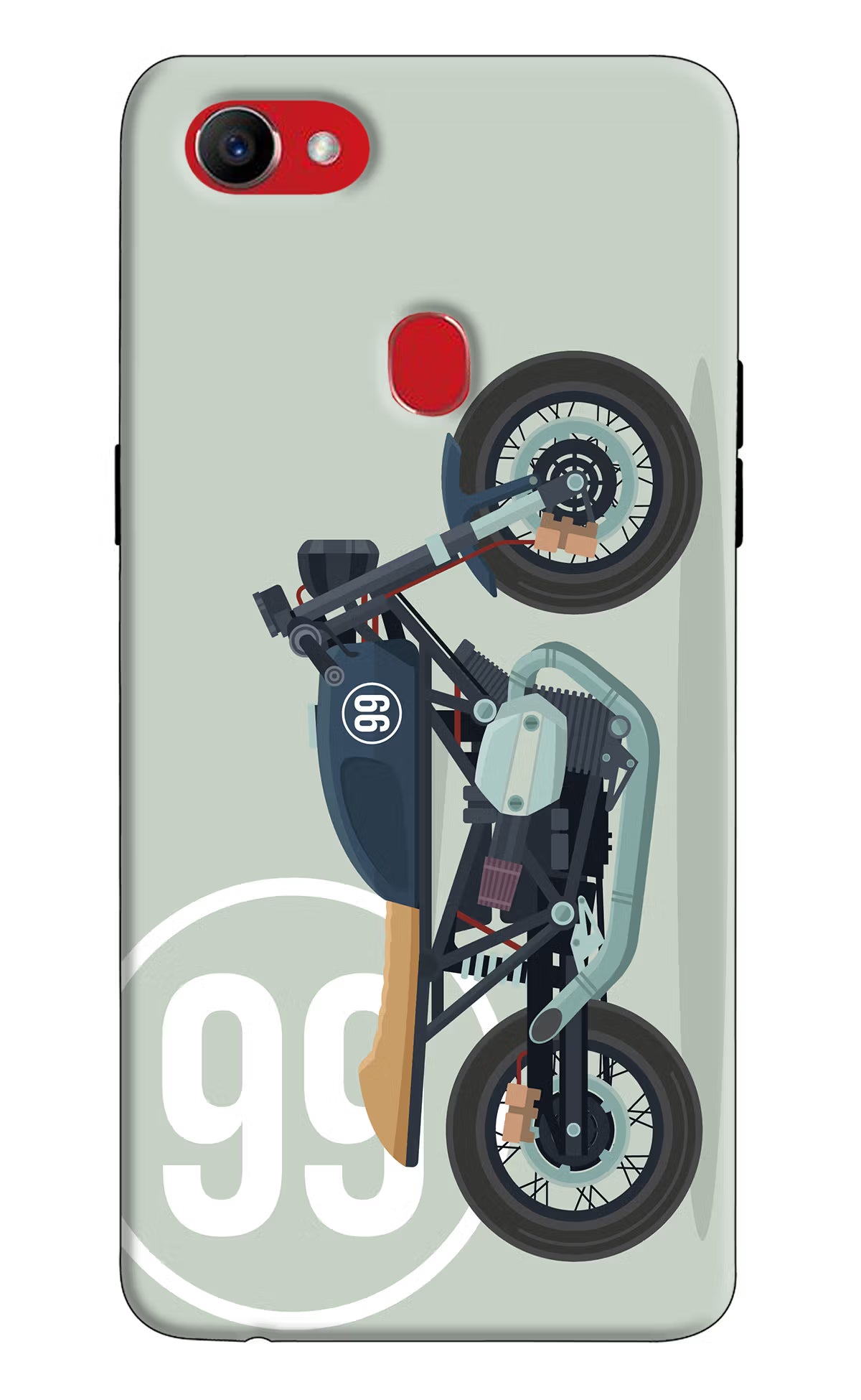 Classic Cafe Racer 99 Oppo F7 Hard Case Back Cover by Casekaro