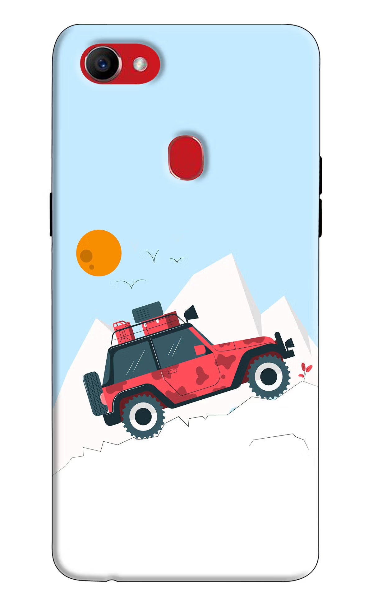 Mountain Trail Beast Oppo F7 Hard Case Back Cover by Casekaro