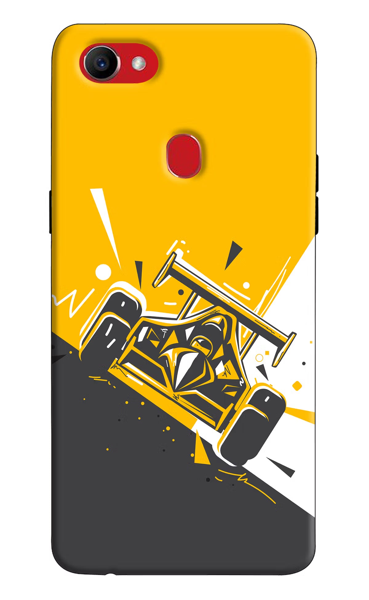 Track King Oppo F7 Hard Case Back Cover by Casekaro