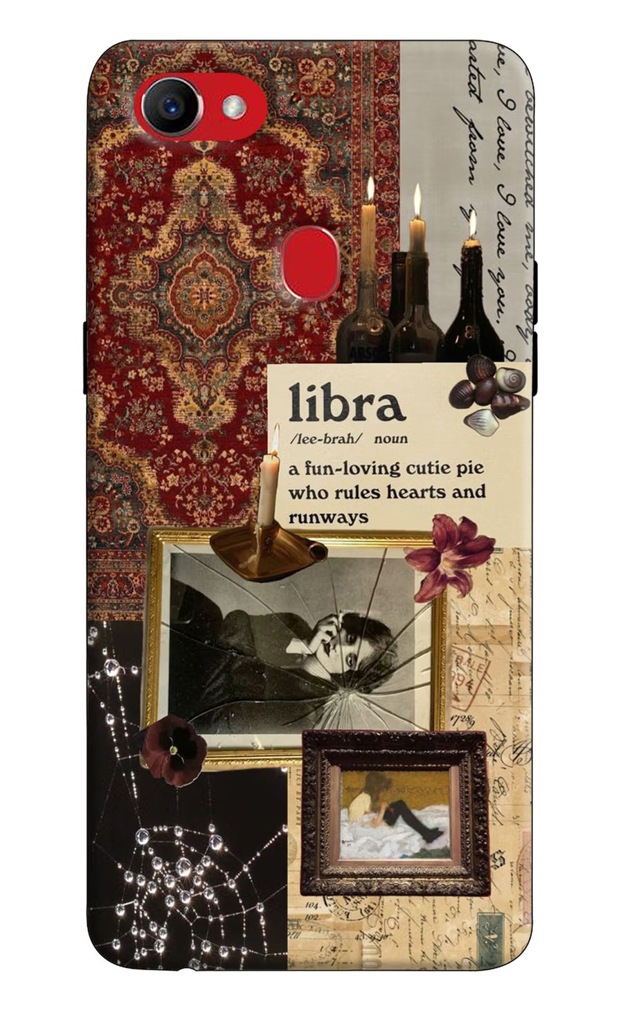 Libra Zodiac Oppo F7 Back Cover, Hard case