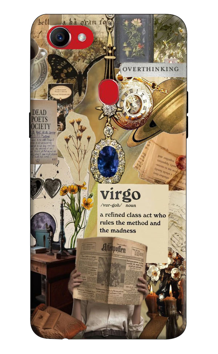 Virgo Zodiac Oppo F7 Back Cover, Hard case